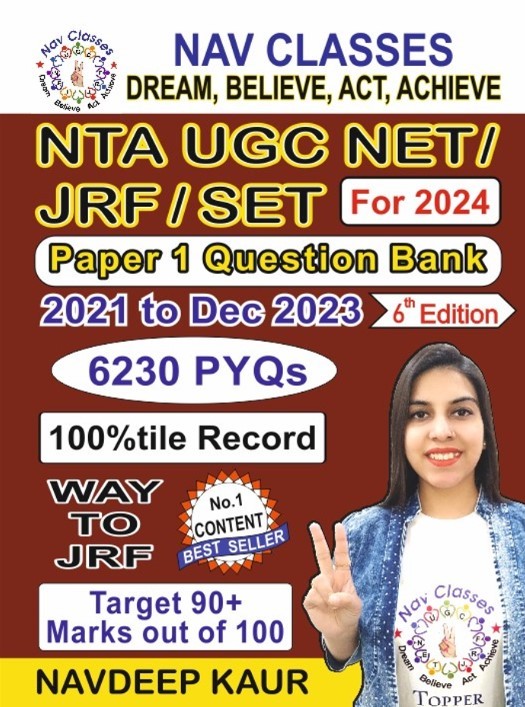 NTA UGC NET JRF SET Paper 1 concept book qusetion bank