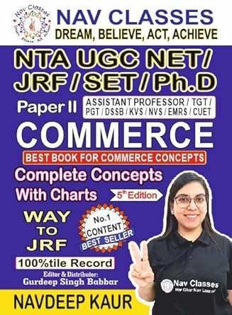 NTA UGC NET JRF SET Paper 2 concept book